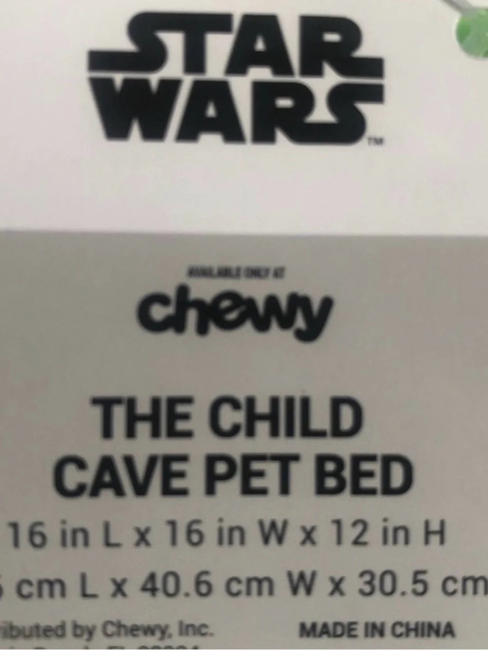 The Child Cave Pet Bed Baby Yoda Grogu - Picture 3 of 3